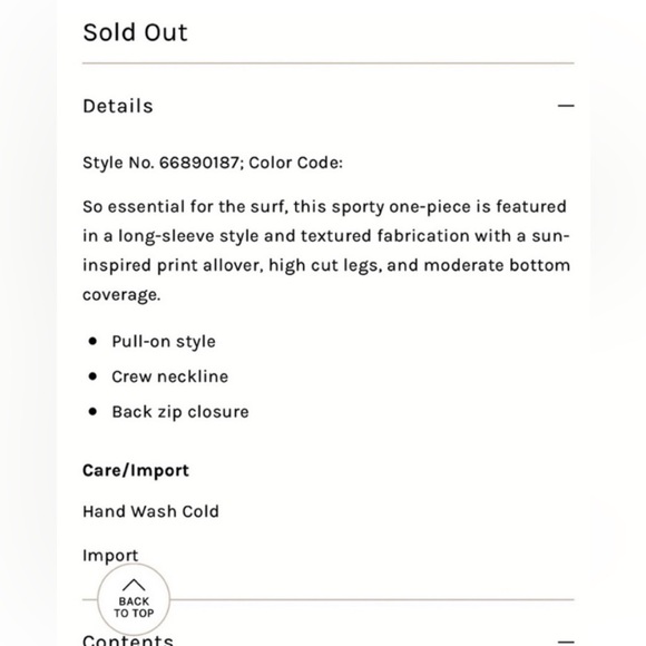 NWT THRILLS Solstice Long-Sleeve One-Piece - Picture 6 of 11